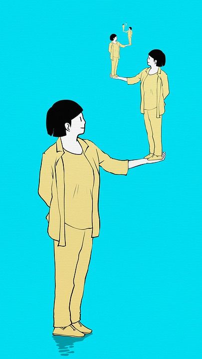 绘画 创造力 女孩 循环 重复