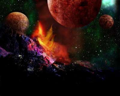 空间 宇宙 星星 星空 天启