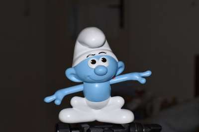 塑料玩具 特写 卡通人物 布朗动画片