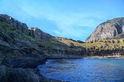 龙目岛海岸 岛 海洋 海岸 海岸线 克里夫 岩岸 爬坡道 山