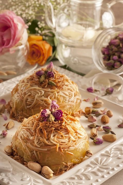 意大利面 Balaleet 西米 甜的 花朵 玫瑰 Pistatio
