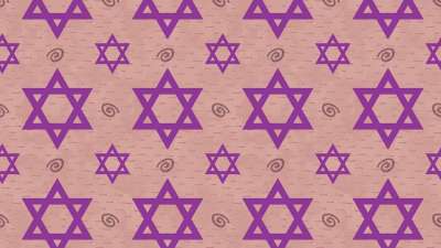 数码纸 大卫之星 图案 Magen David 犹太人 犹太教