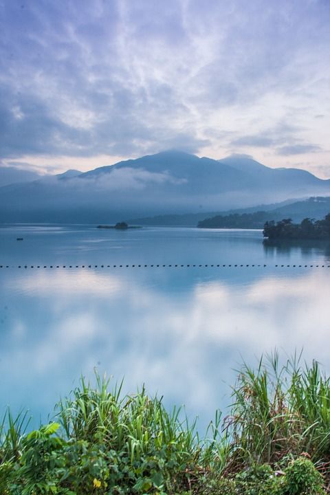 湖 水 冷静的 自然 景观 反射 蓝色冷静 湖 湖 湖 湖