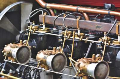 Locomobile M48 引擎 赛车 古董车 跑车 历史的