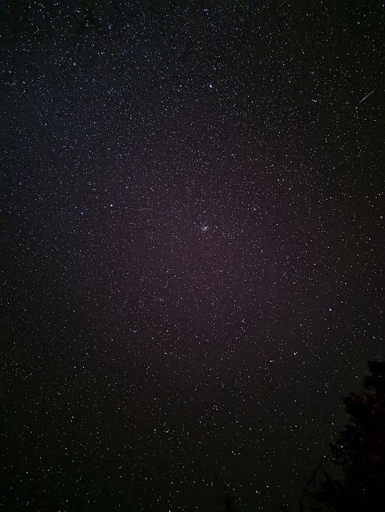 夜空 夜晚 星星 星夜 繁星点点 星空 天空 晴朗的天空