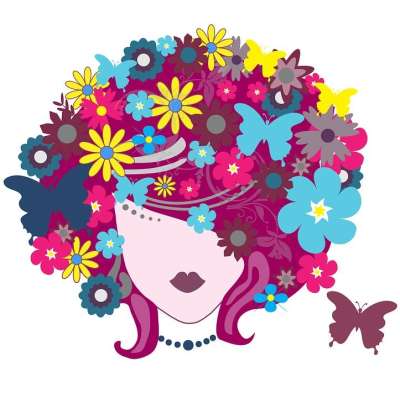 女士 女性 头发 抽象 幻想 脸 年轻 女孩 成人 白种人