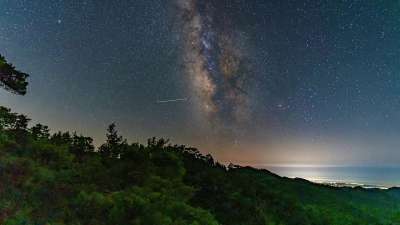 大自然壁纸 自然壁纸 高清壁纸 夜空 银河 自然 夜晚 背景