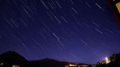 星星 夜晚 兰 星空 星系 天堂 黑暗的 长期接触 银河系
