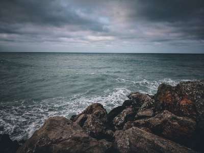 海 海滩 岩石 水 海洋 海景 海岸 景观 自然 天空 悬崖