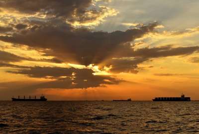 日落 海 黄昏 天空 暮 海景 云 日出 地平线 晚上 阳光