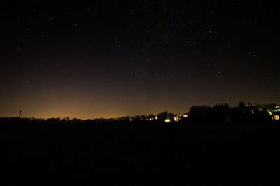 夜晚 天堂 夜拍 星星 星空 黑暗的 万里无云 村庄 灯