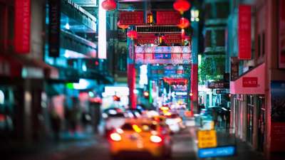 唐人街 城市的 商业 旅行 中国人 东方的 墨尔本 澳大利亚