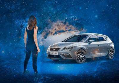 路 光 公路 景观 灯笼 星星 蜡烛 汽车 女士 灯光 星空
