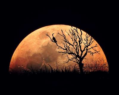 月亮 月亮的夜晚 满月 浪漫 神秘主义 神秘 月球陨石坑 夜空