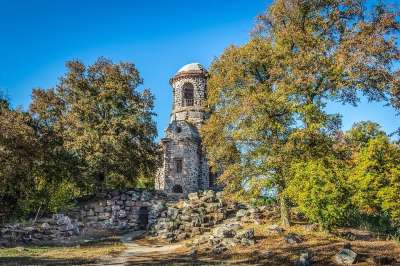 Schwetzingen 汞寺 宫廷花园 汞 废墟 寺庙 城堡公园