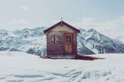 舱 山 雪 冬天