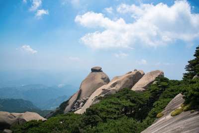 大自然壁纸 自然壁纸 高清壁纸 山 天柱山 云 天 风景 景点