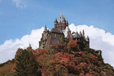 城堡 葡萄园 Cochem 德国 赖克斯堡 摩泽尔 霍亨堡 中世纪