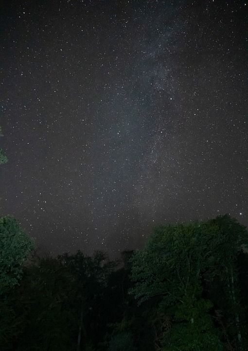 星空 星星 天文摄影 银河系 伐林绍森 比伯塔尔 黑森 德国