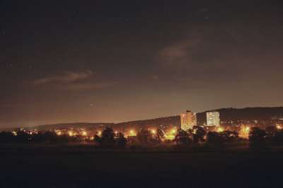 建造 星星 夜晚 星空 陶努斯坦 Taunus 吹 黑森州 德国