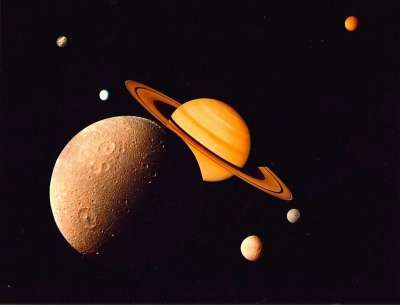 土星 行星 卫星 二酮 特提斯 土人 Enceladus 瑞亚