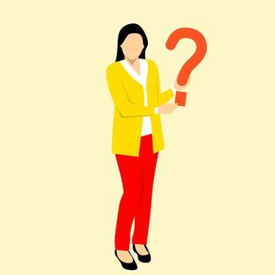 问 问题 女士 满的 保持 标记 吸引人的 美丽的 随意的