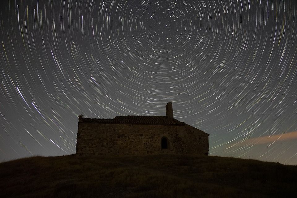 星空, 星星, 夜晚, 星系, 星迹