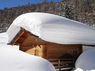 雪屋顶 深雪 雪 屋顶 小屋 阿尔姆 木屋 最终 南蒂罗尔