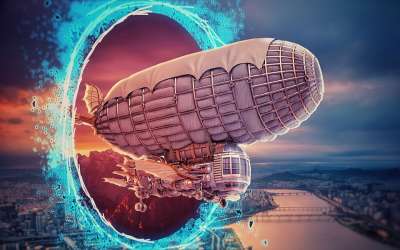 门户网站 蒸汽朋克 超现实的 幻想 艺术 艺术品 数字艺术