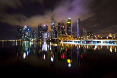 小夜灯 城市景观 夜景 建造 现代的 镇 旅行 区 黑暗的