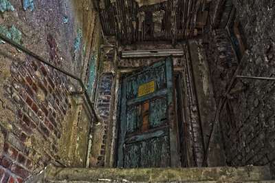 丢失的地方 门 老的 Pforphoto 弃 残破 建造 衰变