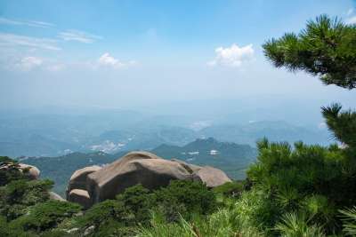 大自然壁纸 自然壁纸 高清壁纸 山 天柱山 云 天 风景 景点