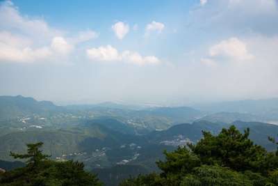 大自然壁纸 自然壁纸 高清壁纸 山 天柱山 云 天 风景 景点