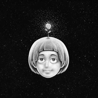 漫画 绘画 幻想 创造力 黑和白 免费插画师 童话故事 花 女孩