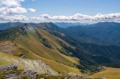 山 山景观 高山全景 利古里亚 意大利