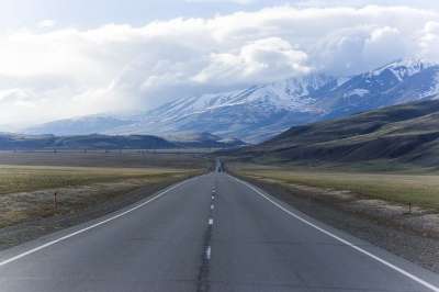 阿尔泰山 俄罗斯 路 旅行 山