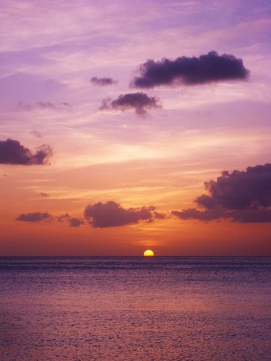 日落 黄昏 海洋 晚上 太阳 天空 景观 冷静 美丽 海上日落