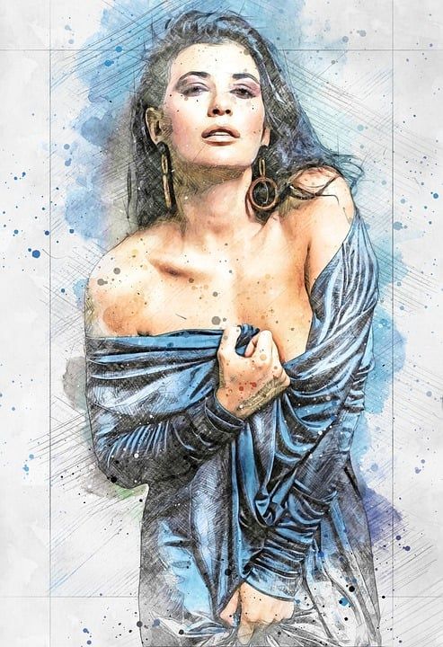 艺术品 时尚 女士 摄影 女性 美丽 肖像 模型 摄影艺术