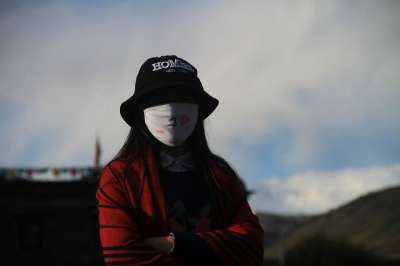 女人 面膜 康定 美女 人物摄影 亚洲 人物摄影 人物摄影