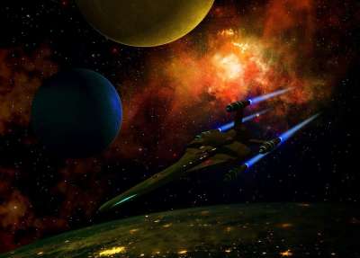 天文学 星系 发现的旅程 星座 行星 空间 飞船 未来派