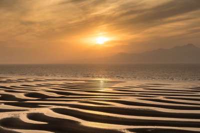 日落 日本 九州 滩涂 海 熊本 橙色 户外的 自然 太阳