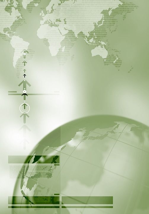 抽象 几何的 世界 地图 小册子 企业设计 模板 背景 全球的