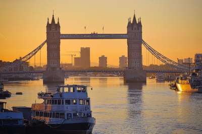 伦敦 塔桥 英国 桥 地标 城市 旅游 吸引力 天堂 流动