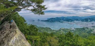 看 馬越峠 熊野古道 徒步旅行 世界文化遗产 用尾鹫 日本