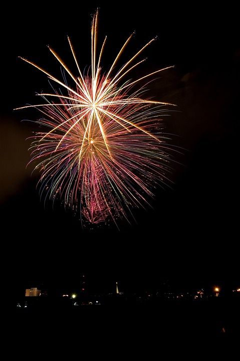 焰火 节日 泰国 庆典 喜庆的 黑庆祝