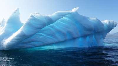 冰山 冰 格陵兰 冻结 冷 海 性质 景观 北极 雪 冬天