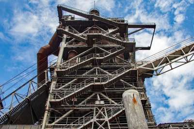 丢失的地方 杜伊斯堡 老的 衰变 工厂 行业 弃 建筑学 钢厂