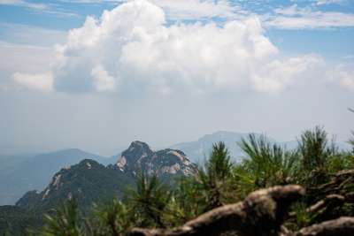 大自然壁纸 自然壁纸 高清壁纸 山 天柱山 云 天 风景 景点