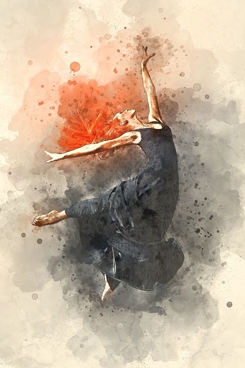 水彩 绘画 质地 鹿 动物 艺术 影响 丰富多彩的 打印