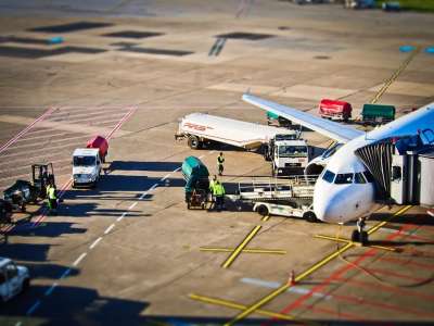 飞机场 之前 飞机 空中交通 航空 货运 离开 航空公司